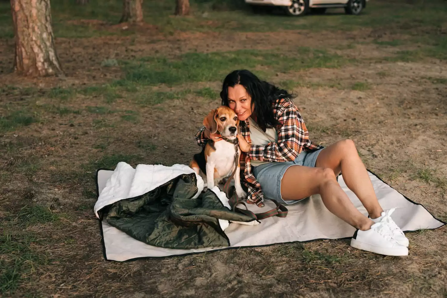 picnic blanket with waterproof backing