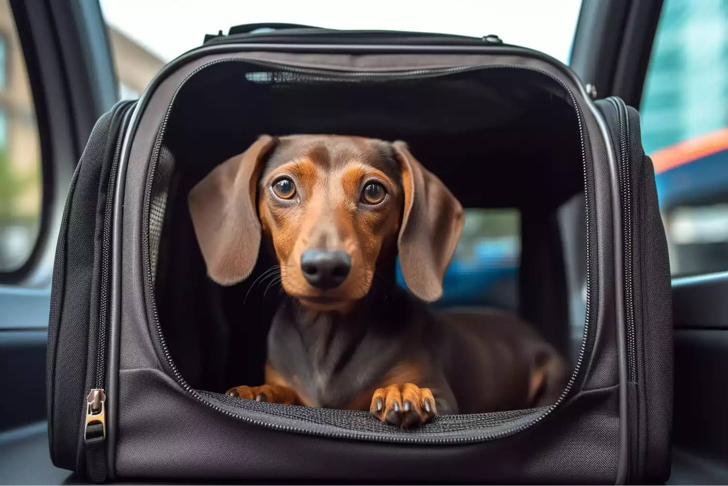 Hyundai Santa Fe Dog Car Seat for Dachshunds